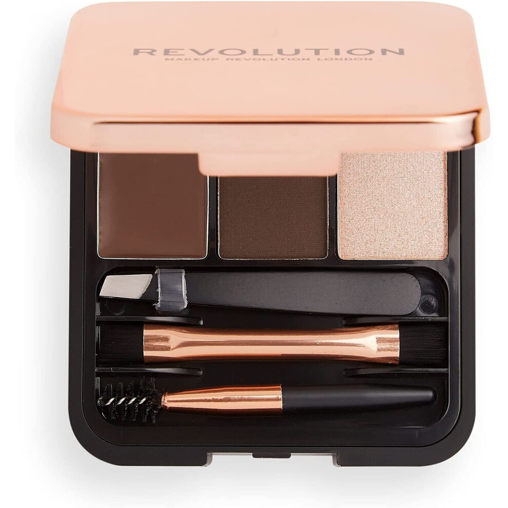 Makeup Revolution Brow Sculpt Kit Dark