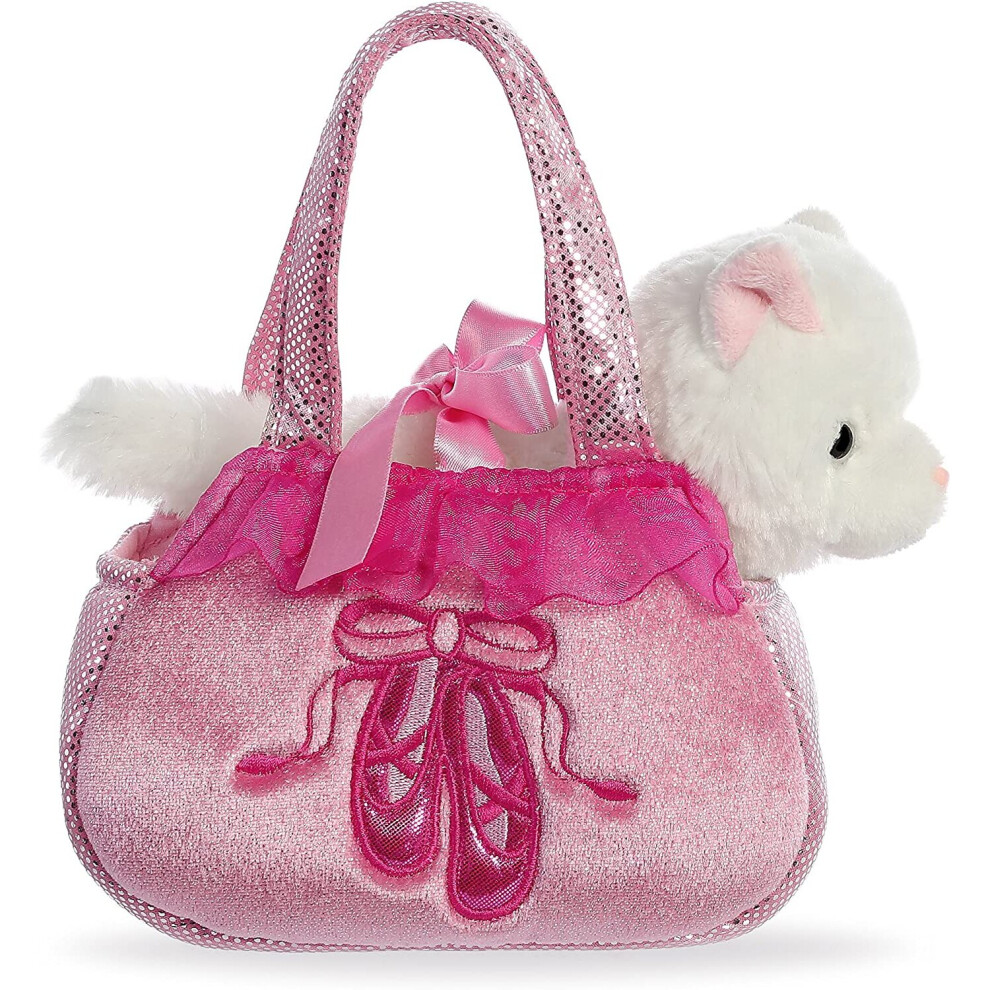 Aurora World Aurora, 32828, Fancy Pal, Ballet Cat, 8In, Soft Toy, And Pink/White