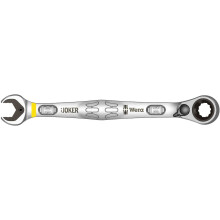 Wera Joker Wrench Ratchet Wrench, Reversible, 10 x 159 mm Fluorescent Yellow, 05020065001