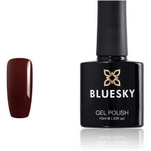 Bluesky Gel Nail Polish, Burgundy A048, Dark Red, Long Lasting, Chip Resistant, 10 ml (Requires Drying Under UV LED Lamp)