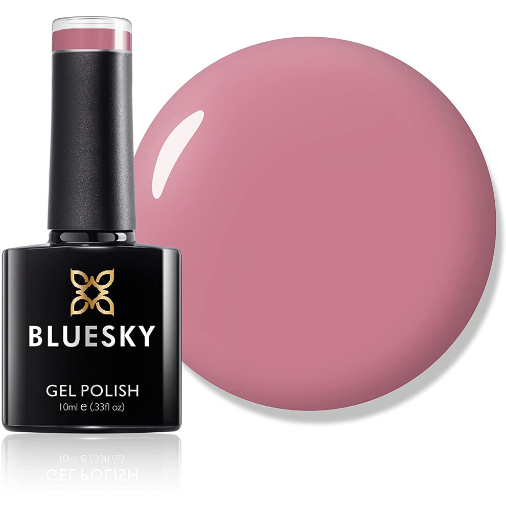 Bluesky Pink Gel Nail Polish, Clay Canyon 80571, Light, Salmon, Long Lasting, Chip Resistant, 10 Ml (Requires Drying Under Uv Led Lamp)