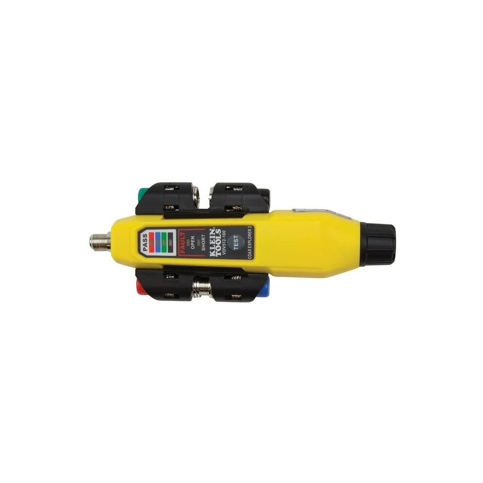 Klein Tools Coax Tester Tracer Mapper with Remote Kit, Test up To 4 Locations, Explorer 2 Klein Tools VDV512-101