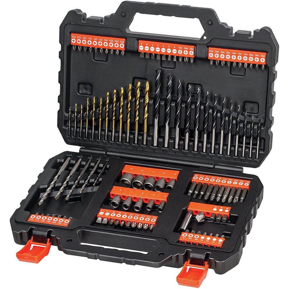 BLACK + DECKER A7200 Mixed Drilling and Screwdriving Set 109 Piece