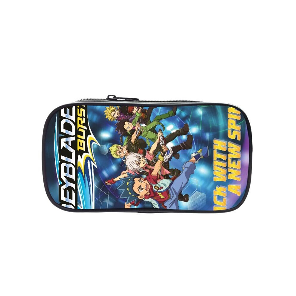 (K) Beyblade Burst 16" School Backpack Insulated Lunch Bag Pencil Case Shoulder Bag-image-OPC-P8VXNNP-NEW