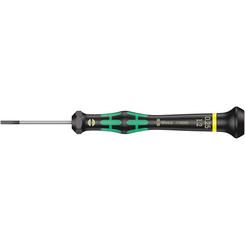 Wera Wera Kraftform 2035 Micro Screwdriver - Slotted Tip 1.2 Mm
