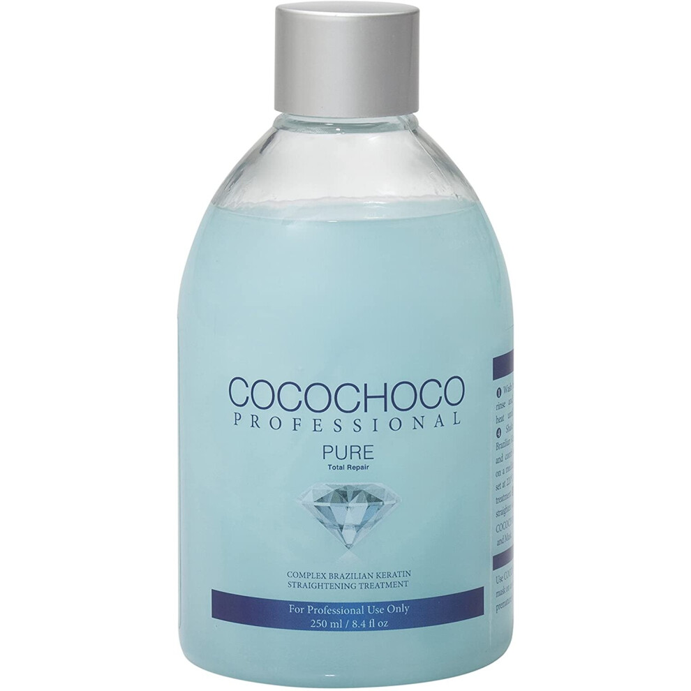 Cocochoco Professional Pure Total Repair Brazilian Keratin Hair Treatment, 250 ml, CC_PURE250
