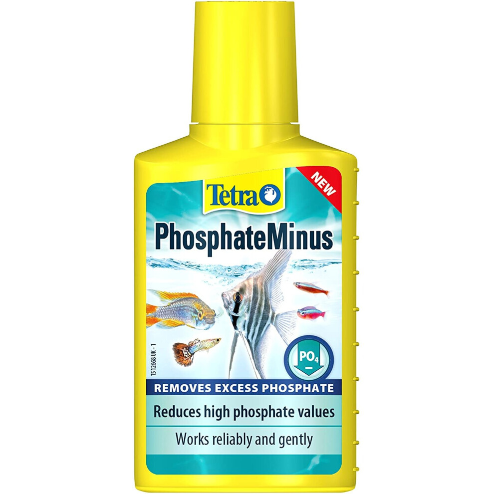 Tetra Phosphate Minus 100 ml Removes Excess Phosphate in a Natural Way From Aquariums