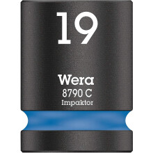 Wera 05004576001 8790 C Impaktor Impact Socket, Blue, 19.0 mm