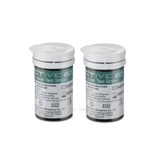 50 stuks Exactive EQ bloedglucose-teststrips Codefree en 50 stuks lancetten