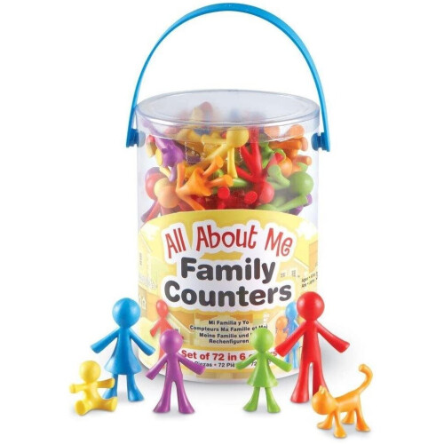 Learning Resources Learning Resources All About Me - Family Counters, set of 72 2