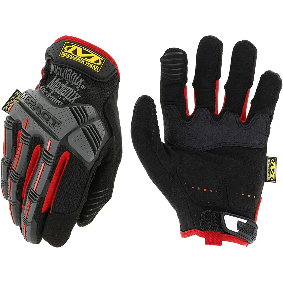 Photos - Safety Equipment Mechanix Wear M-PactÂ® Gloves (Medium, Red/Black)