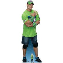 Star Cutouts Ltd SC1241 John Cena “Live Fast, Fight Hard, No Regrets!”, Cardboard, multicolour, 185 x 60 x 185 cm