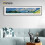 (Light Grey, 12x8 Inch) Panoramic Size Thin Matt Light Grey Picture Frame Wall Art Frames Flat Wooden Effect Poster Frame 12