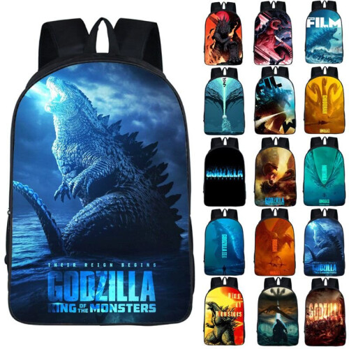 Godzilla cheap book bags