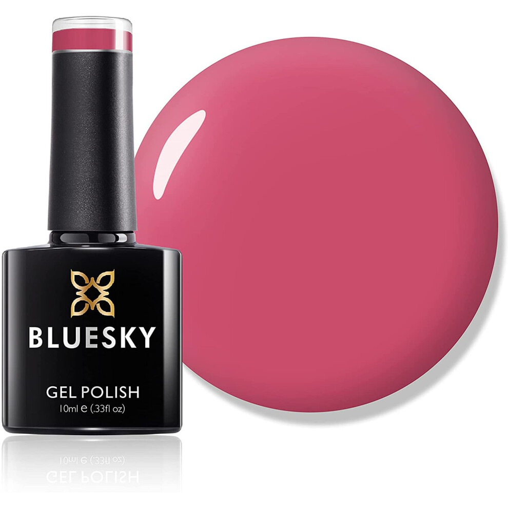 Bluesky Gel Nail Polish, Tropix 80505, Bright, Fire, Red, Long Lasting, Chip Resistant, 10 ml (Requires Drying Under UV LED Lamp)