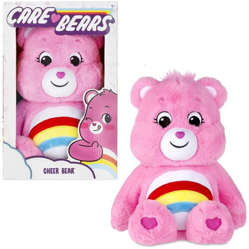 Care Bears 22061 14 Inch Medium Plush Cheer Bear Collectable Cute Plush Toy Cuddly Toys for Children Soft Toys for Girls and Boys Cute Teddies on OnBuy