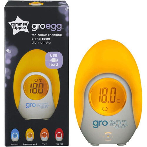 Tommee Tippee Tommee Tippee Room Thermometer and Night Light Groegg Digital Colour Changing 2