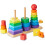Melissa & Doug Melissa & Doug Geometric Stacker | Developmental Toy | Motor Skills | Problem Solving | 2+ | Gift for Boy or Girl 1