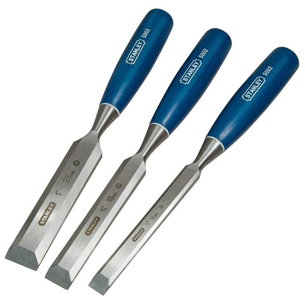 Stanley 5002 Series 3 Pieces Chisel Set 0-16-128