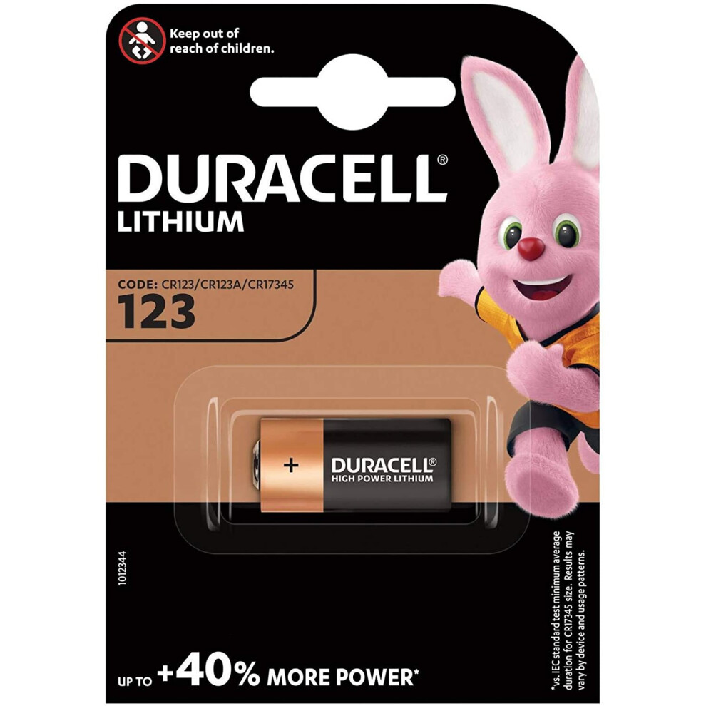 Duracell DL123 - DURACELL BATTERY - DURACELL ULTRA M33V LITHIUM