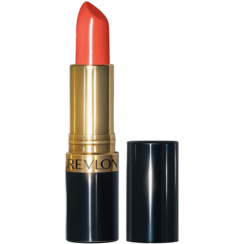 Revlon Super Lustrous Lipstick, High Impact Lipcolour with Moisturising Creamy Formula, Infused with Vitamin E and Avocado Oil in Red / Coral, Kiss Me