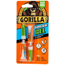 Gorilla Super Glue Gel 3g (Pack of 2)