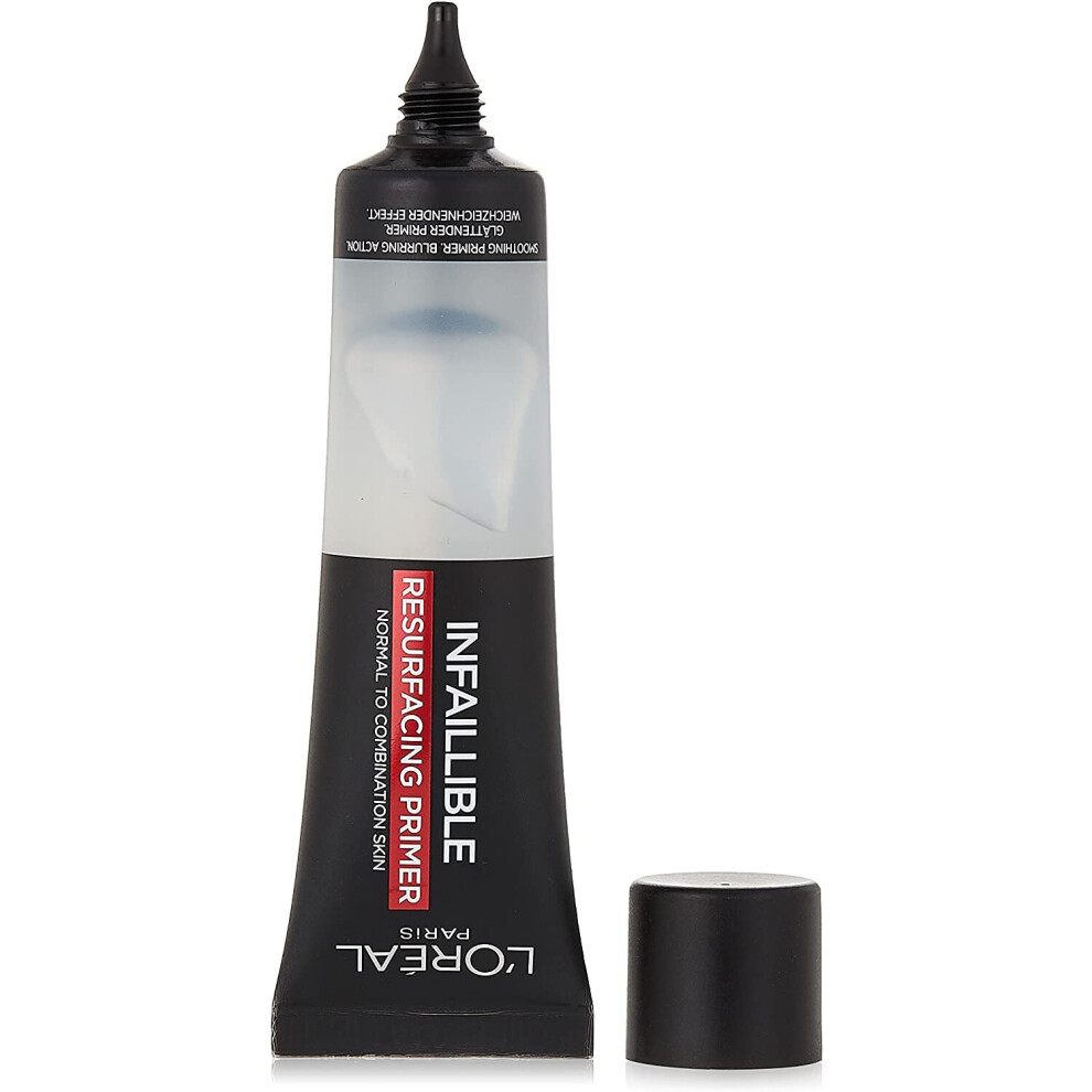 L'Oreal Paris Infallible Mattifying Primer Base, Matte Finish and Velvet-Soft Touch, Smoothes Skin, 35 ml