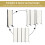 Costway 4-Panel Room Divider 173cm Folding Privacy Screen Portable Fiber Divider 7