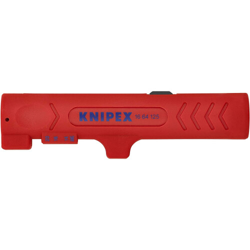Knipex Εργαλείο απογύμνωσης KNIPEX για επίπεδο και στρογγυλό καλώδιο (125 mm) 16 64 125 SB 2