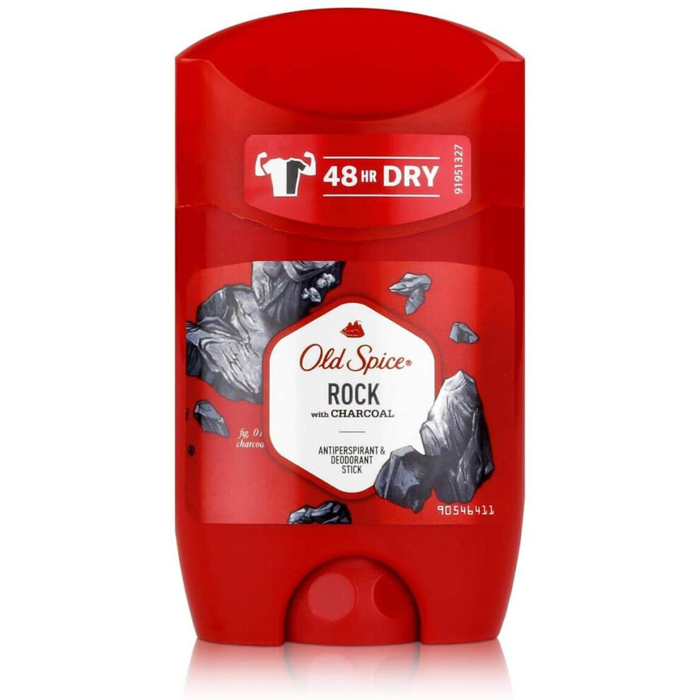 Old Spice Rock Antiperspirant and Deodorant Stick for Men 50 Ml