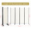 Costway 4-Panel Room Divider 173cm Folding Privacy Screen Portable Fiber Divider 5
