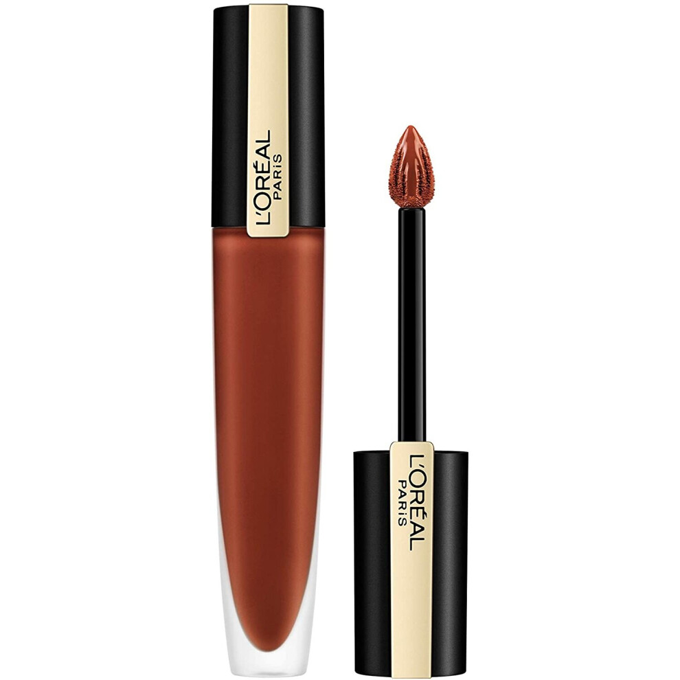 New L’oréal Paris L'oreal Paris Rouge Signature Metallic Liquid Lipstick 202 Electrify