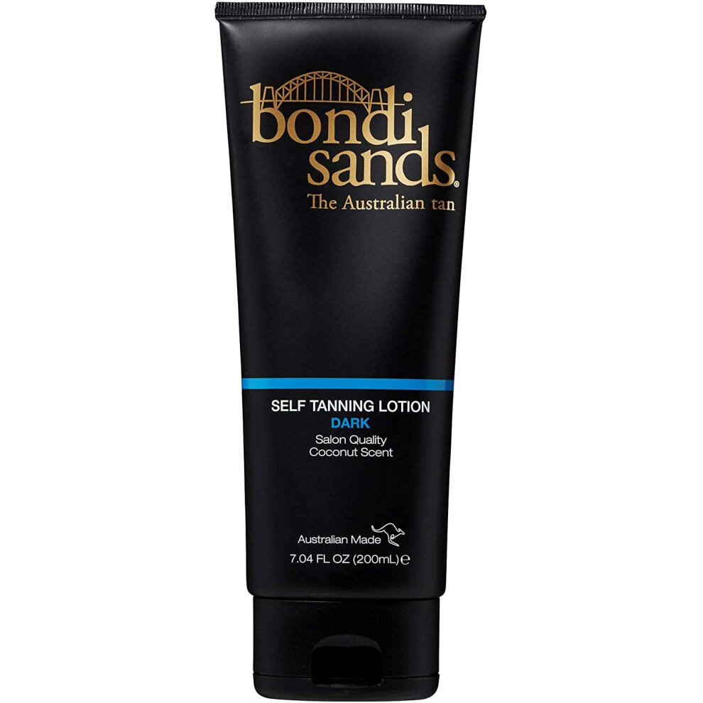 Bondi Sands Dark Self-Tanning Lotion | Fast-Drying Lightweight Formula Gives Skin a Hydrated, Deep Bronzed Glow, Enriched with Aloe Vera, Vegan +
