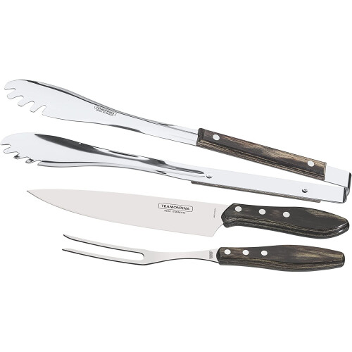 Tramontina 29899/267 Barbecue Set - Light Black (3-Piece)
