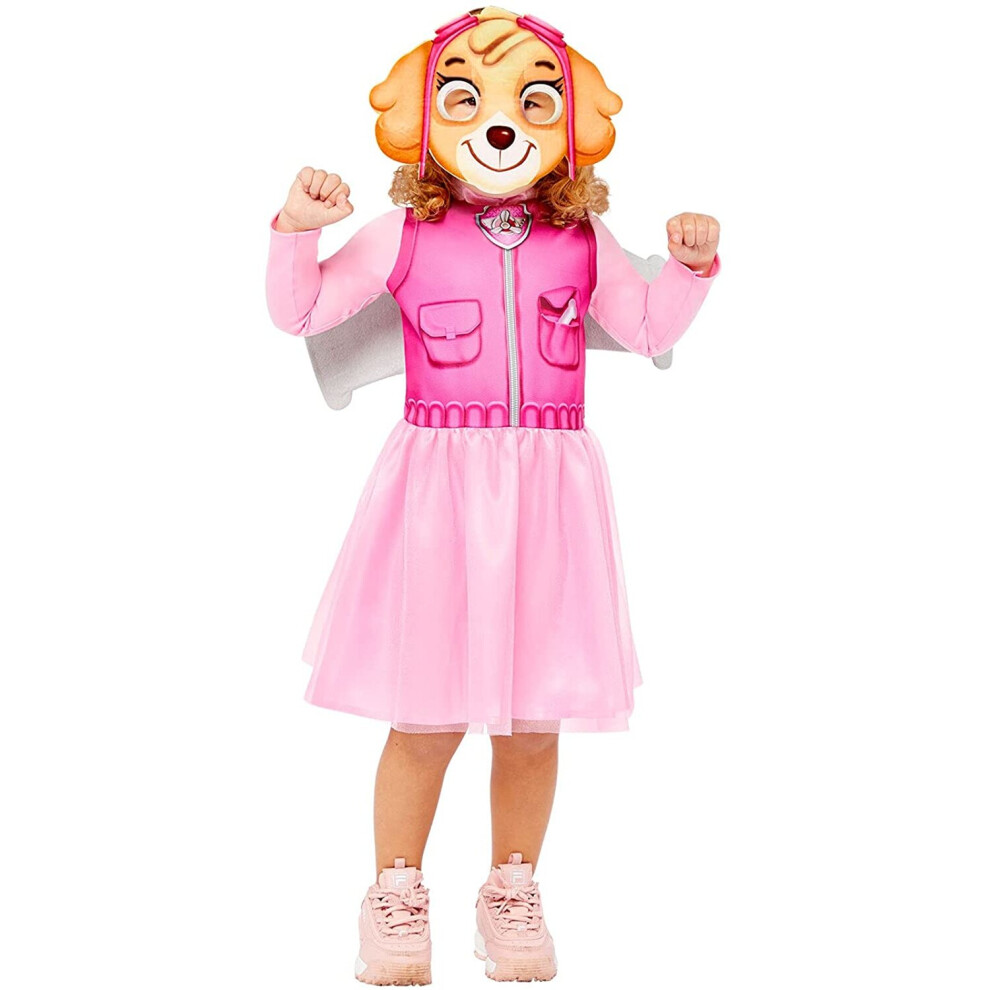 Photos - Fancy Dress Amscan Official Nickelodeon Skye Paw Patrol Costume 3-4 and 4-6 years 