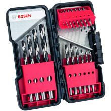 Brocas para metal BOSCH ToughBox 18 HSS PointTeQ - 2608577350