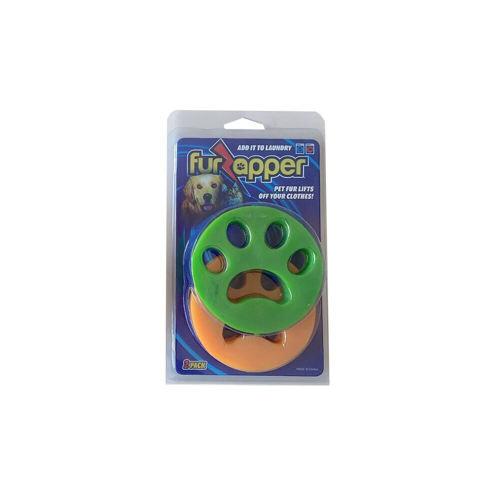 (Round) 2x Hair Remover Removes Pet Dogs Cats Hair Fur Zapper Catcher Reusable