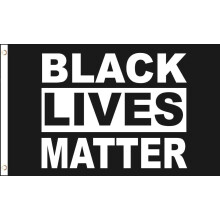 AZ FLAG Black Lives Matter Flag 3' x 5' - Stop the violence flags 90 x 150 cm - Banner 3x5 ft