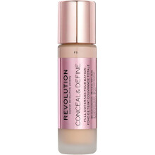 Foundation - Revolution Conceal & Define - Kleur F5 - Glazen fles - Geschikt voor alle huidtypen