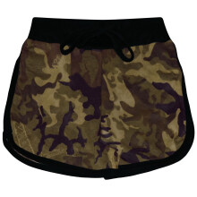 (11-12 Years, Camo Green) Kids Girls 100% Cotton Dance Gym Sports Shorts