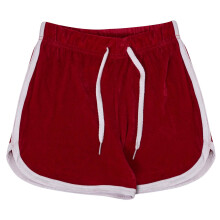 (13 Years, Velour Pink) Kids Girls 100% Cotton Dance Gym Sports Shorts