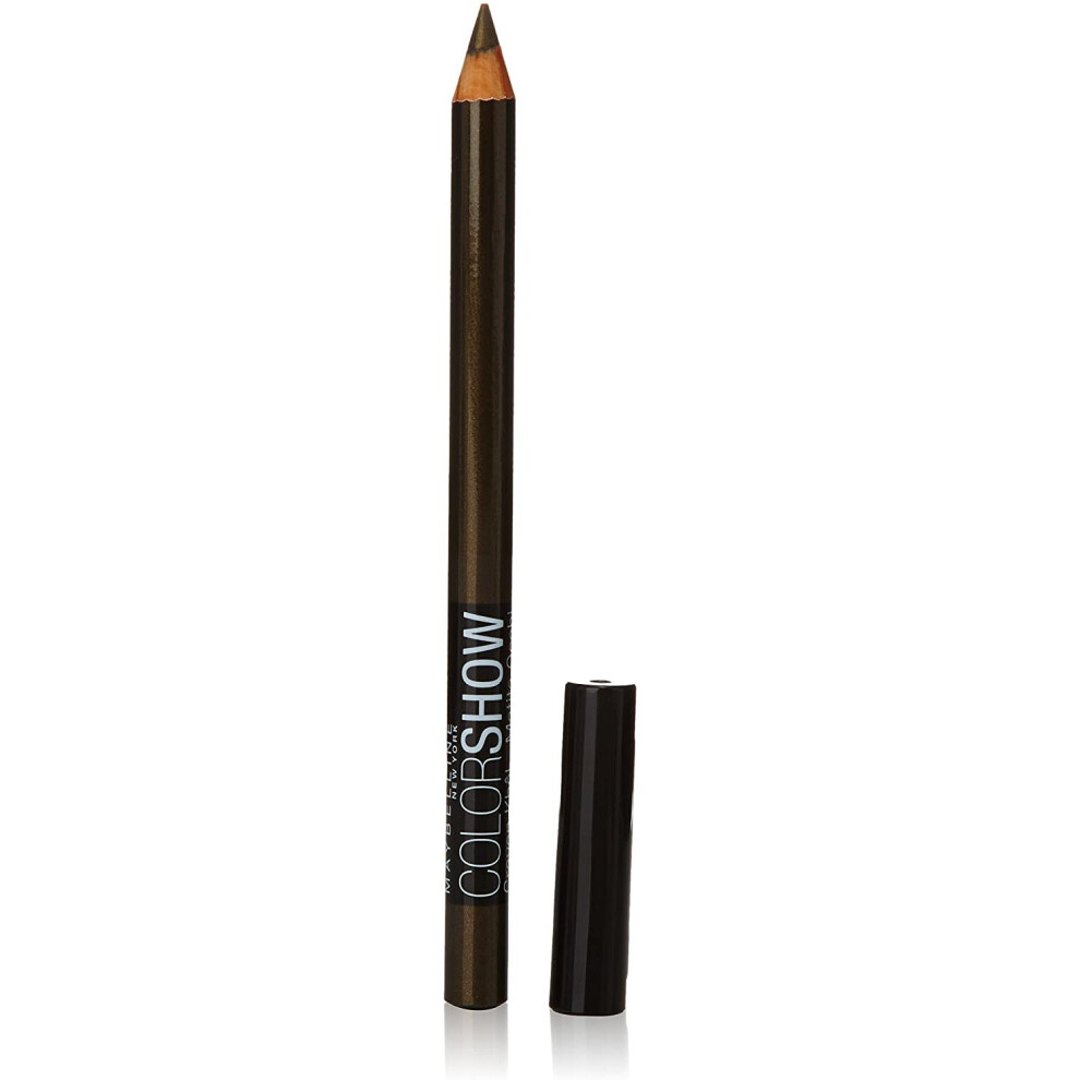 Maybelline New York Color Show Eyeliner Pencil 110 Black Gold Black,Gold