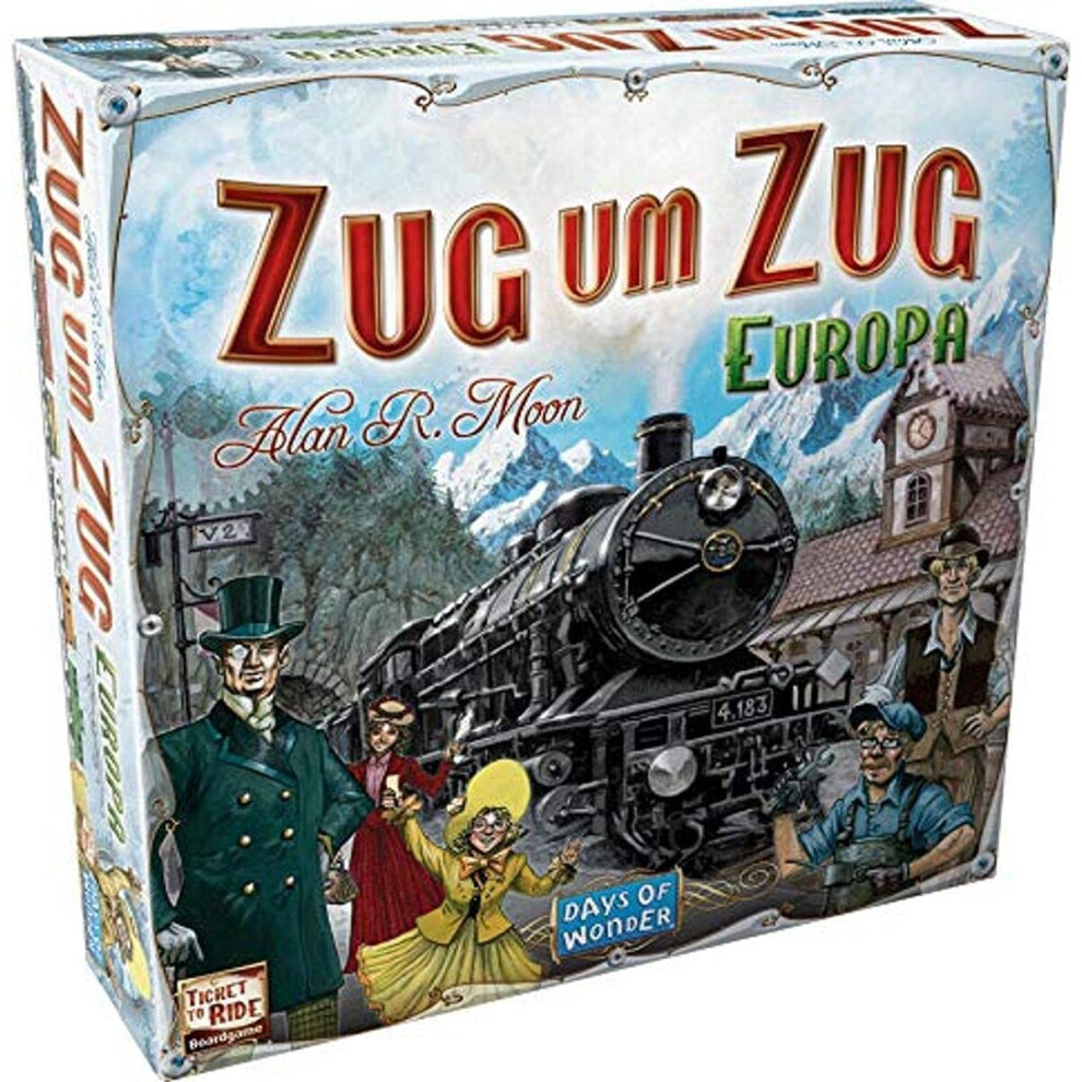 Asmodee 200098 "Ticket To Ride: Europe" Boardgame - German Language