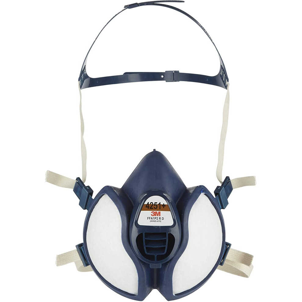3M 4251+ Maintenance Free Half Mask, FFA1P2 R D Filters