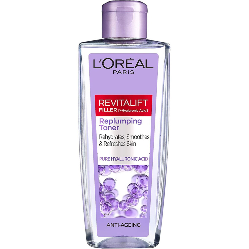 New L’oréal Paris L'oreal Paris Revitalift Filler [+ Hyaluronic Acid] Face Toner