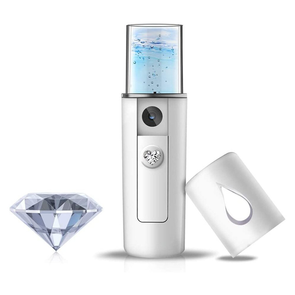 YDI Nano Facial Spray, Steamer Mist Spray Eyelash Extensions Cleaning Pores Water SPA Moisturizing Hydrating Face Sprayer, USB Rechargeable Mini