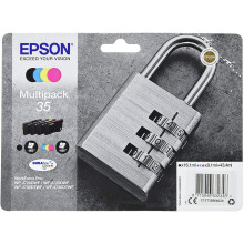 Epson DURABrite Ultra 35 inktcartridges - Pack van 4 - Zwart, Geel, Cyaan, Magenta