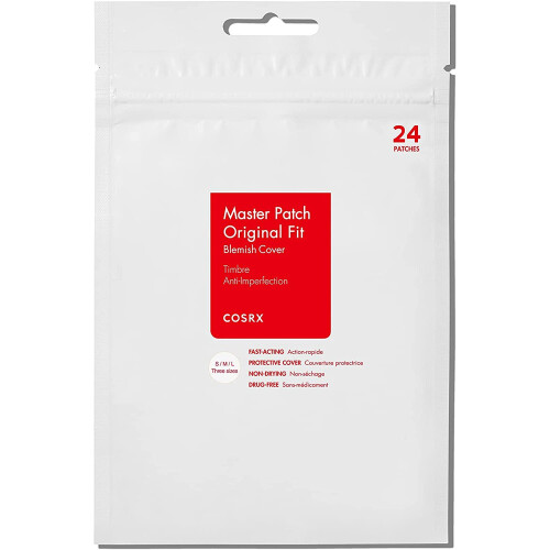 Cosrx COSRX Master Patch Original Fit 24 Patches | A.D.F Hydrocolloid Dressing | Quick & Easy Treatment