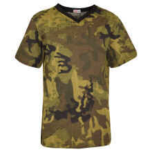 (11-12 Years, Green) Kids Boys Girls Camo Green Basic T Shirt 2-13 Yr