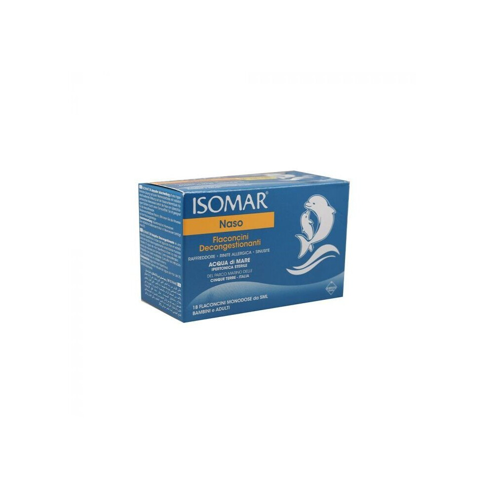 Isomar Decongestant Monodose Vials 18'S